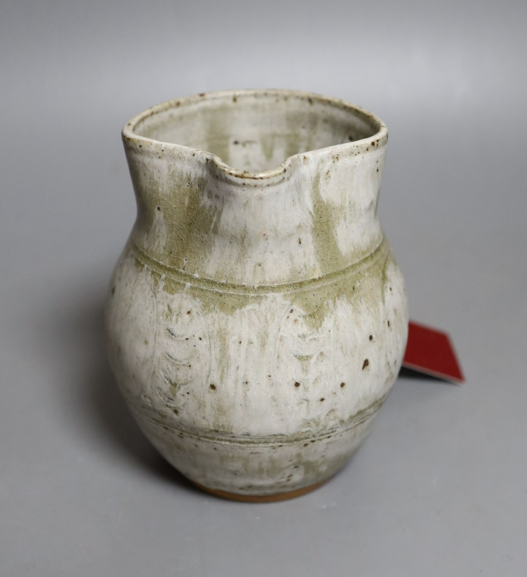 Ursula Mommens studio pottery jug - 12cm high